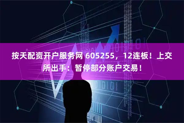 按天配资开户服务网 605255，12连板！上交所出手：暂停部分账户交易！